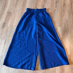 SHEIN Royal Blue Kids Palazzo Pants